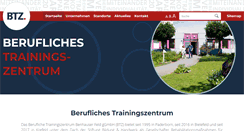 Desktop Screenshot of btz.de