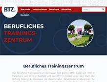 Tablet Screenshot of btz.de